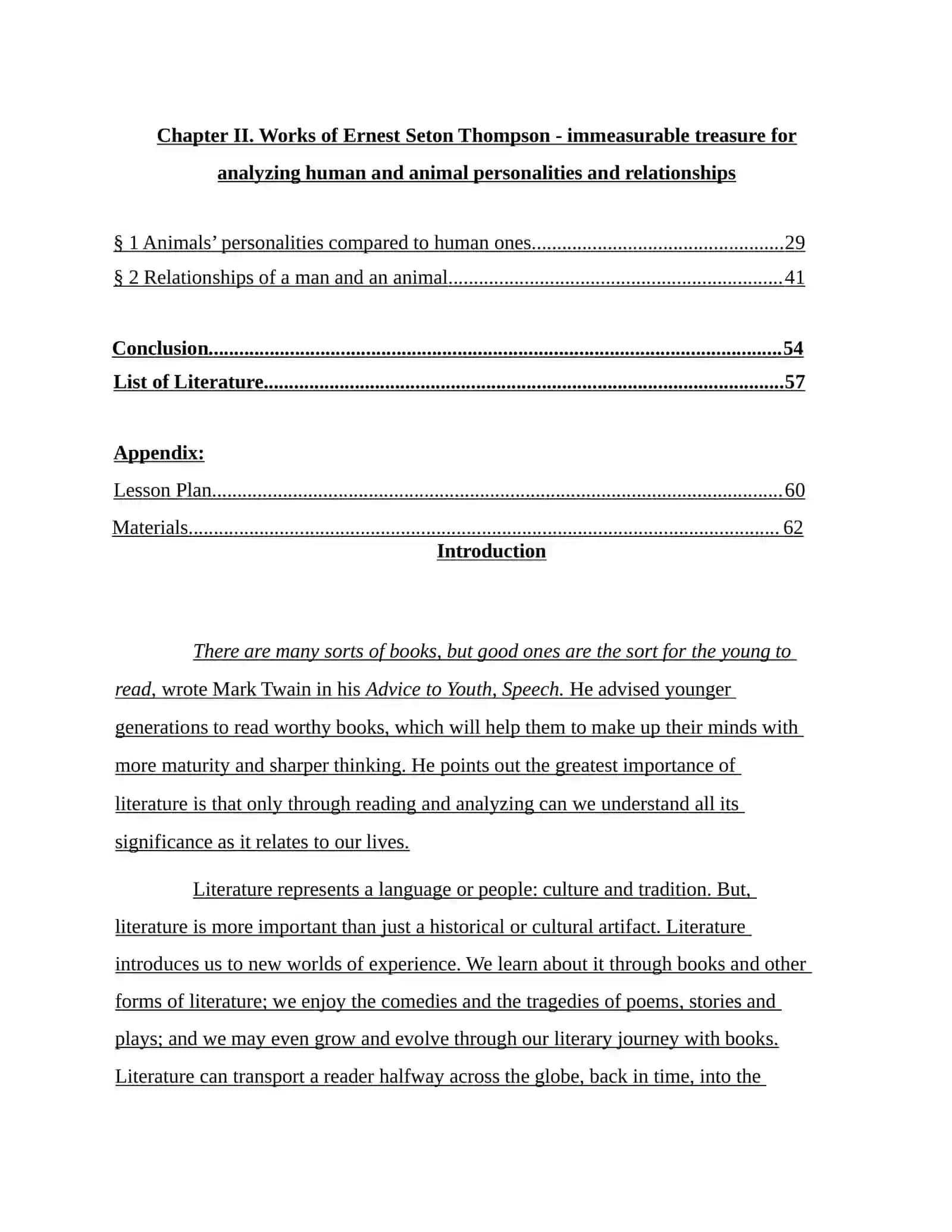Animals in American Literature 2