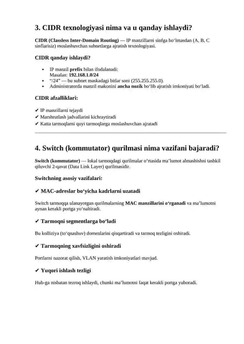 Tarmoq konvergentsiyasining asosiy afzalliklari 2