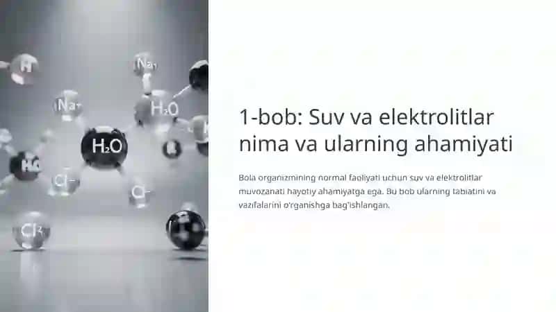 Suv va elektrolitlar muvozanati 2