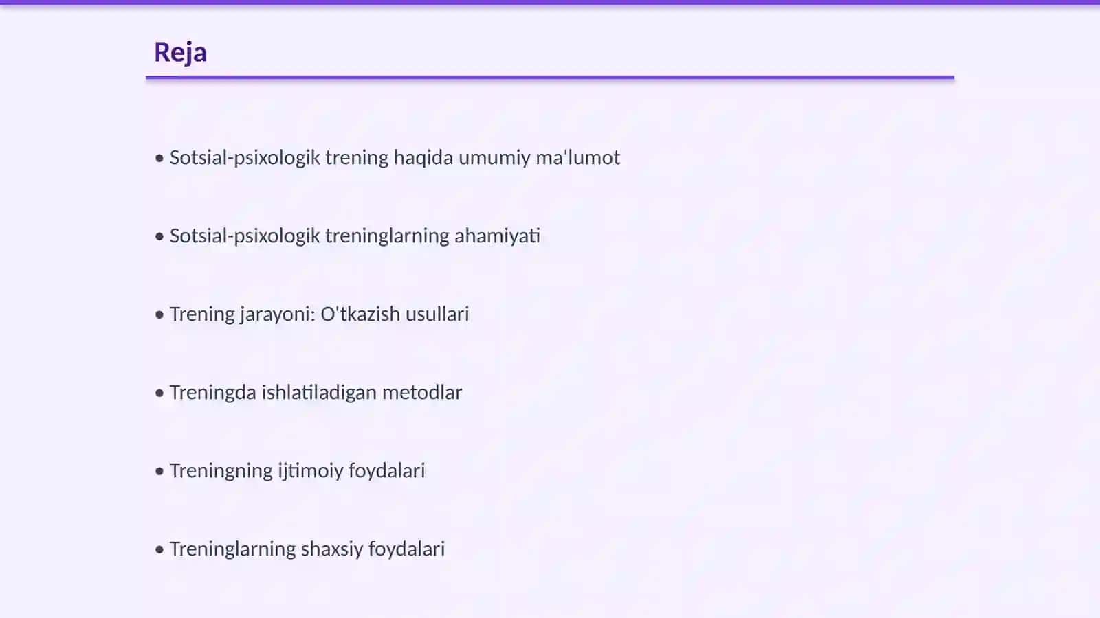 Sotsial-psixologik trening: Foyda va Amaliyot 2