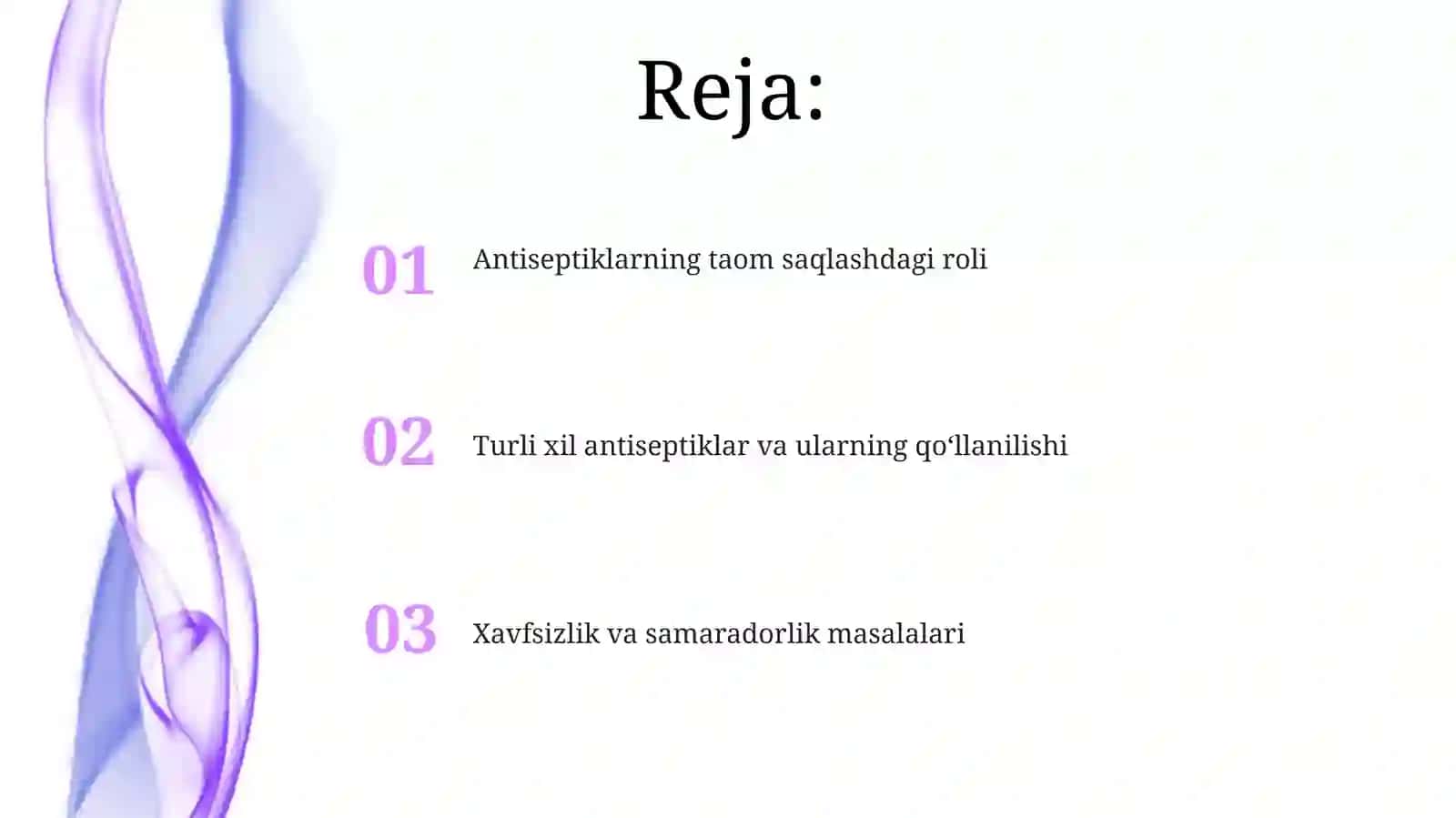 Antiseptiklarni oziqovqat mahsulotlarini konservalashda ishlatilishi 2
