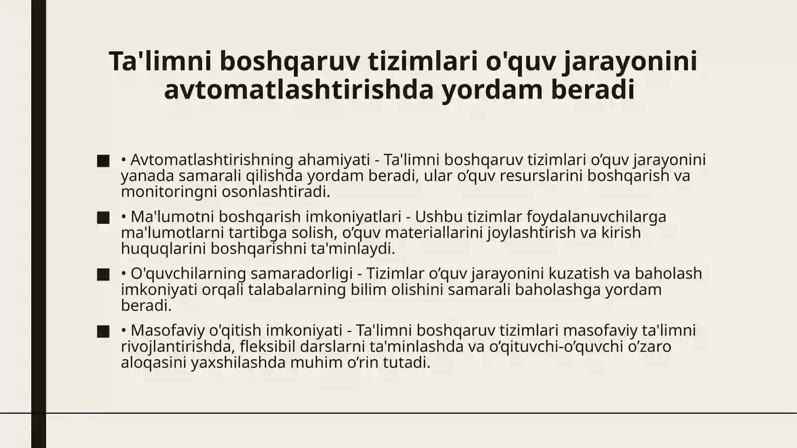LMS(learning management system)-ta'limniboshqaruvtizimlari 2
