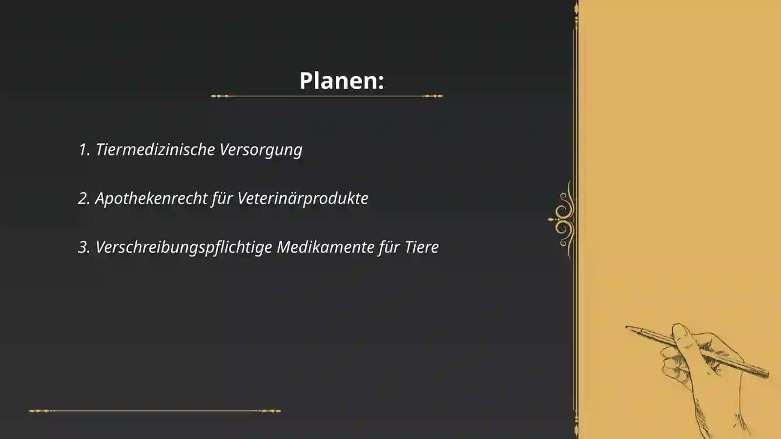 Tiermedizinische Versorgung 2