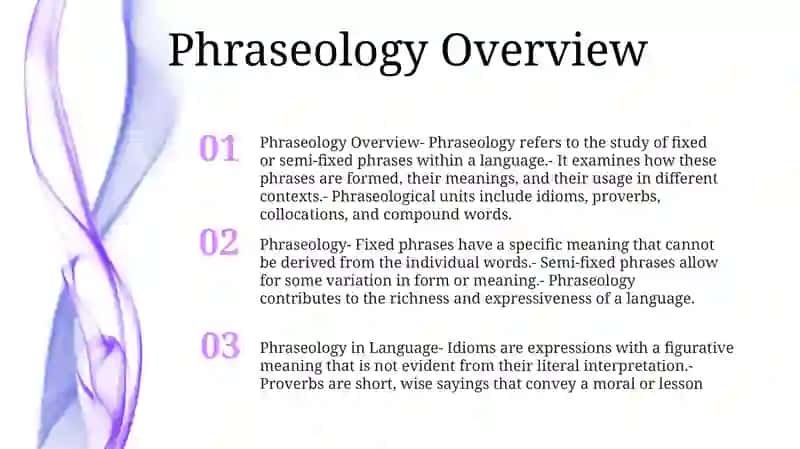 Phraseology 2
