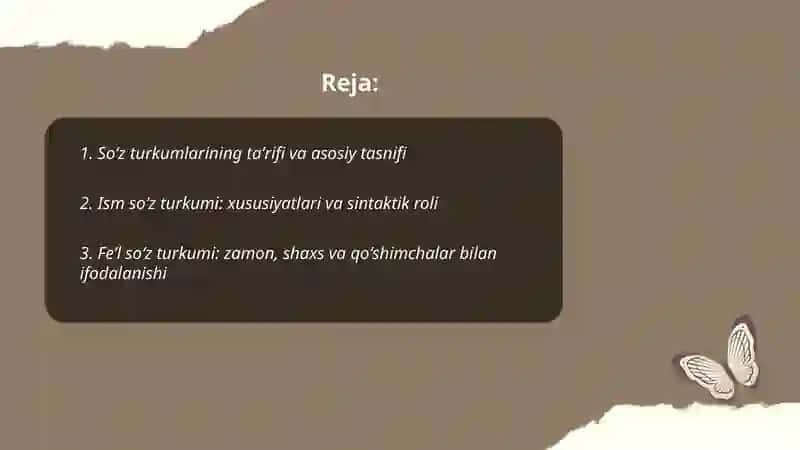 Soʻz turkumlari, tabu va evfimizim 2