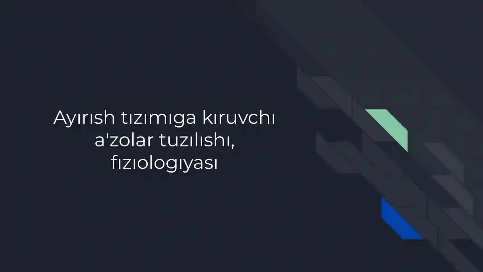 Ayirıw tızımı 2