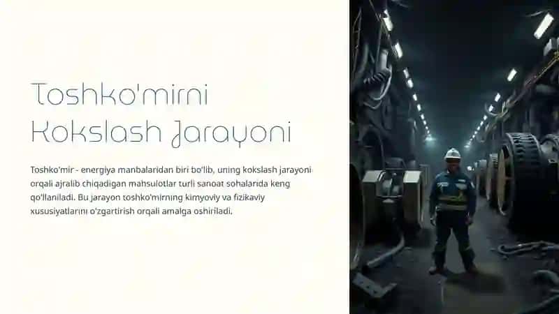 Toshko'mirni Kokslash Jarayoni 2
