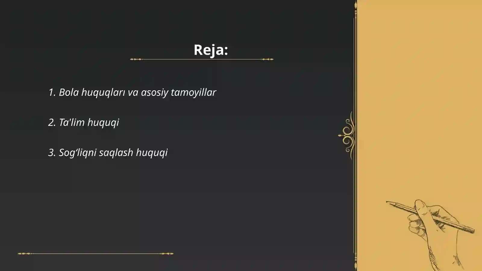 Bola huquqlarining kafolatlari to'g'risidagi qonun 2