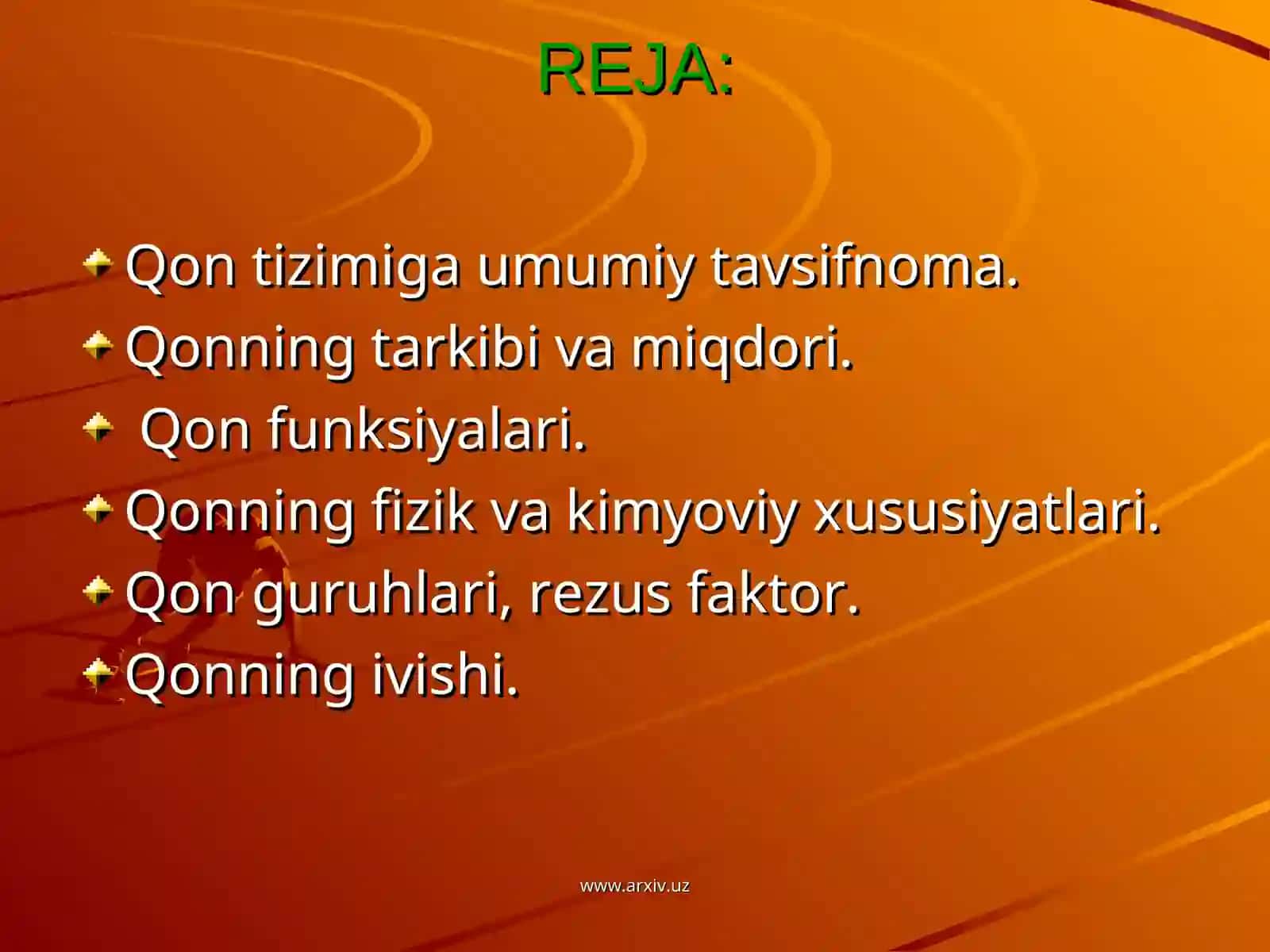 QON FIZIOLOGIYASI 2