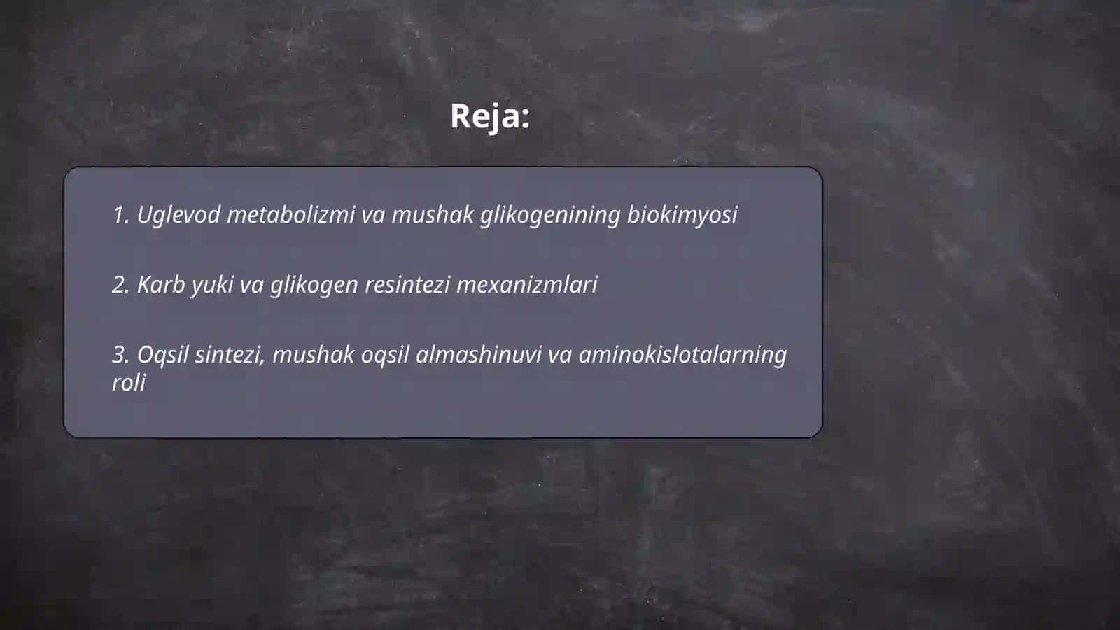 sportchilARNING OVQATLANISHINING BİOKİMYOVIY ASOSLARI 2
