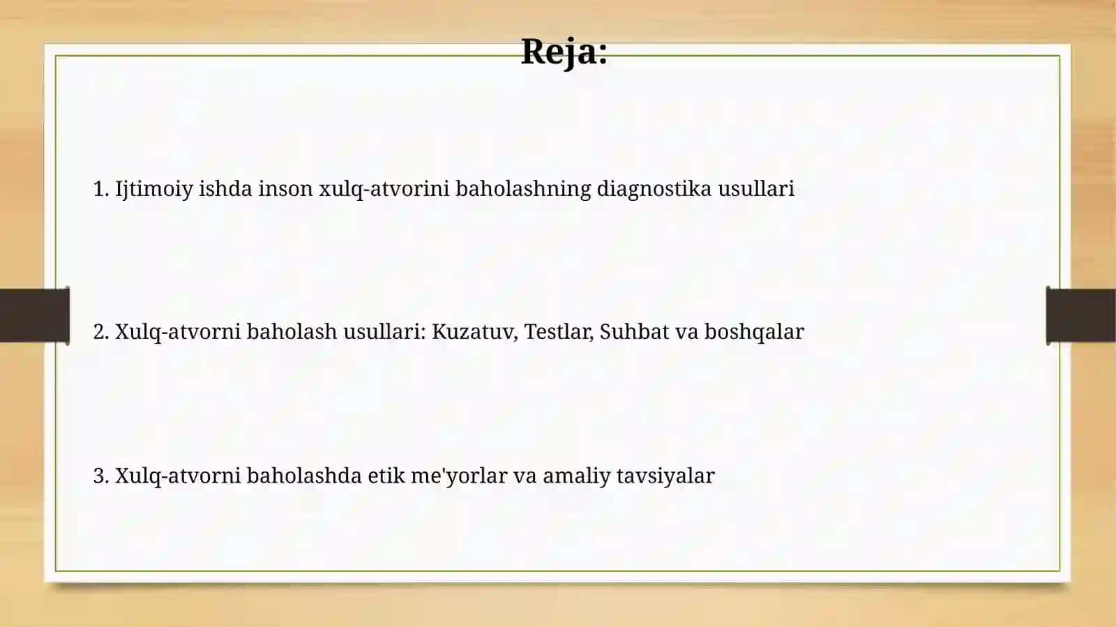 Ijtimoiy ishda inson hulq atvorini baholash diognostina usullari 2