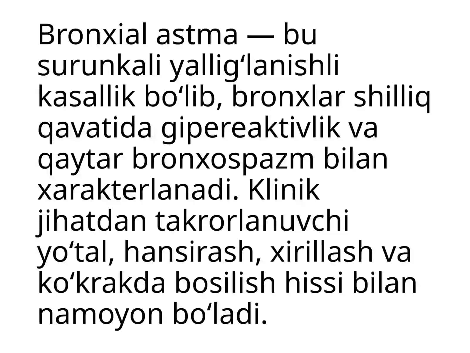 Homiladorlarda bronial astma va pnevmoniyaning kechishi 2