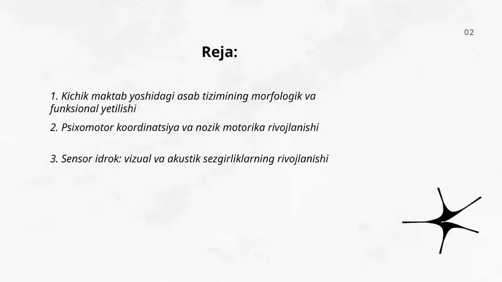 Kichik maktab yosh davrining psixofizialogiysi 2
