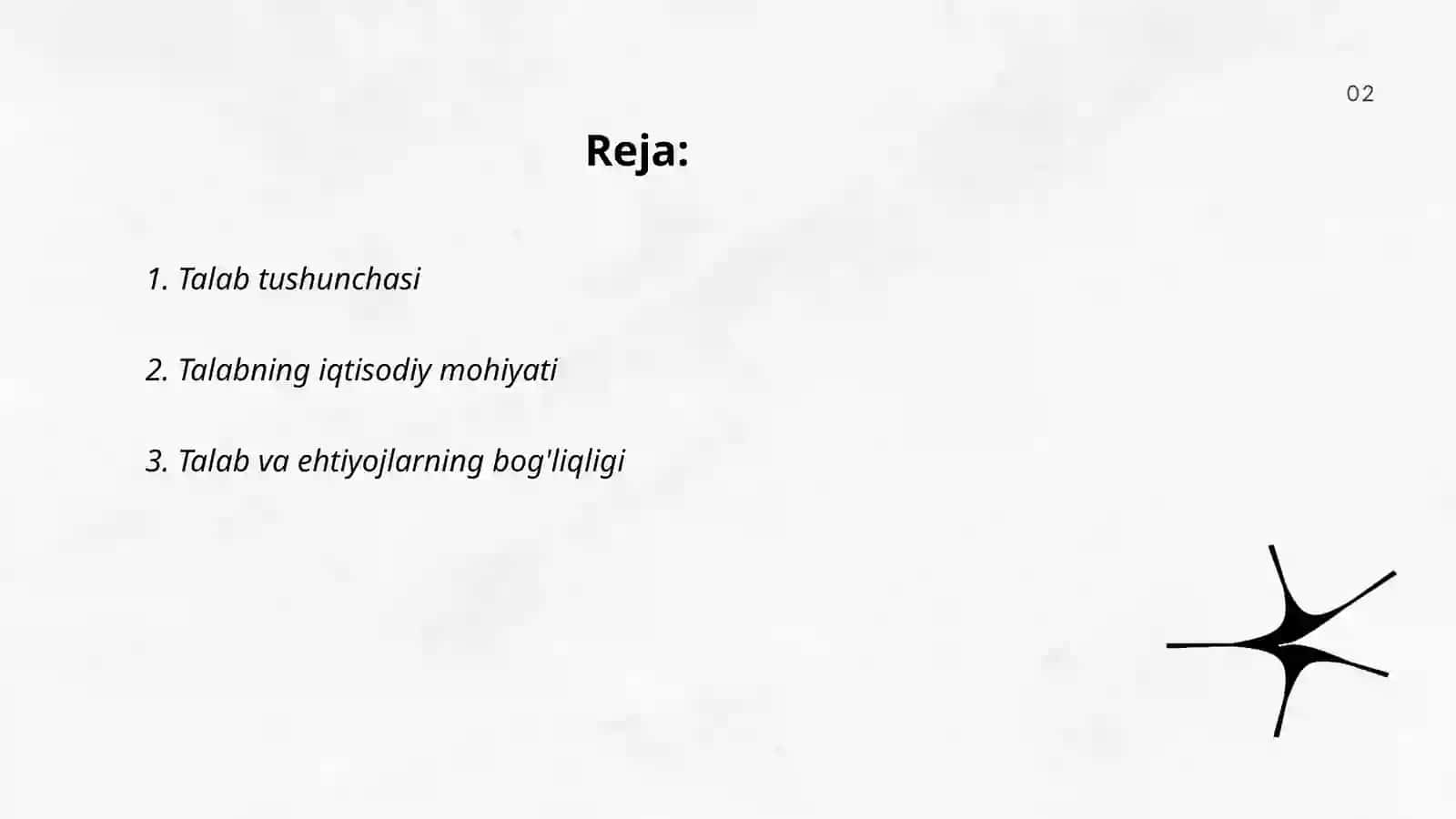 Talab tushunchasi. Talab qonuni. Talab egri chizig`i 2