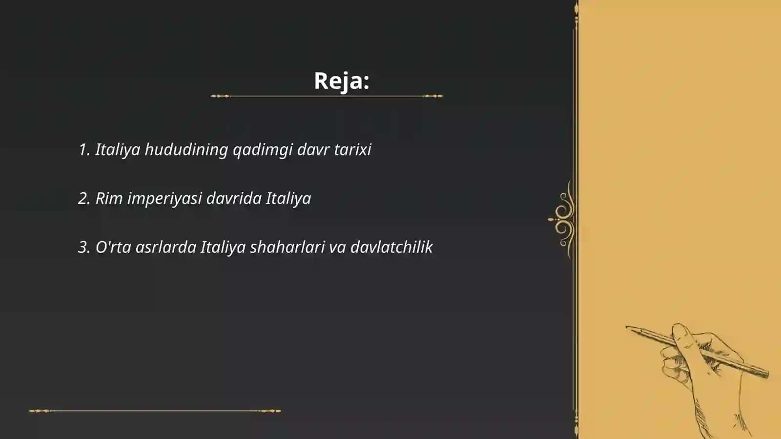 Italiya tarixi muzeyi taqdimot 2