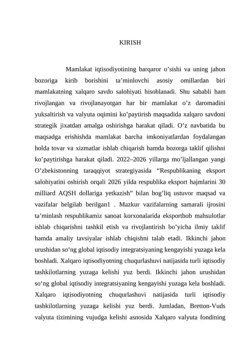 Iqtisodiy globallashuv sharoitida bozorning amal qilish 2