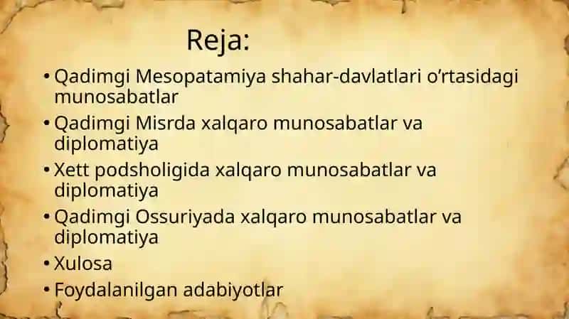 Qadimgi Mesopatamiya shahar-davlatlari o'rtasidagi munosabatlar 2