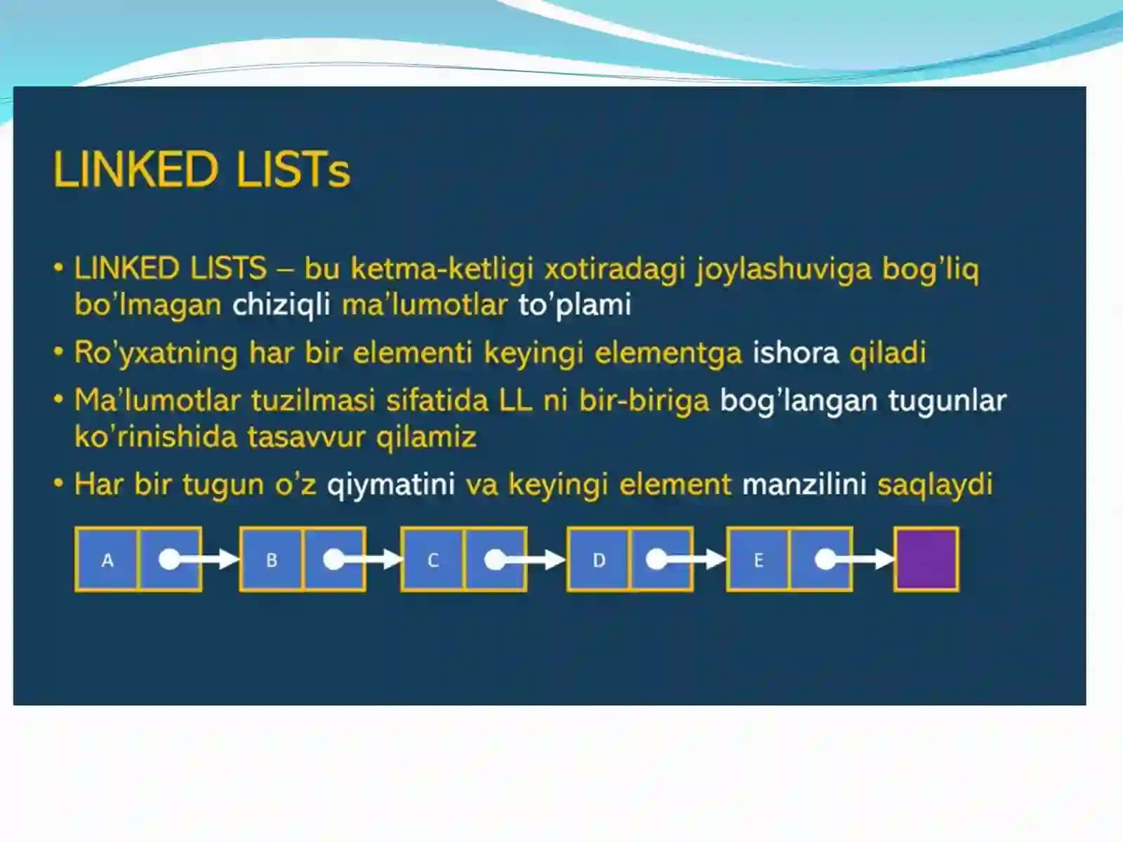 Stek. LIFO prinsipi 2