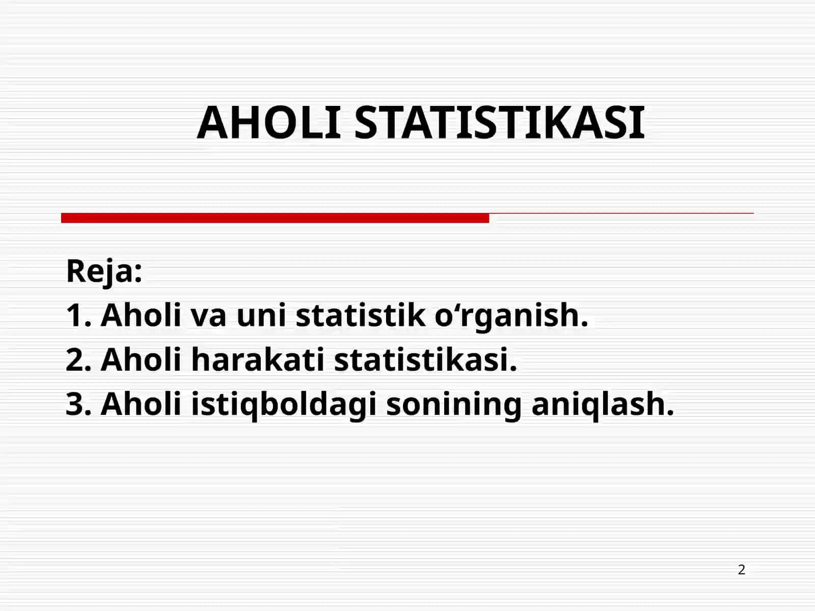 AHOLI STATISTIKASI 2
