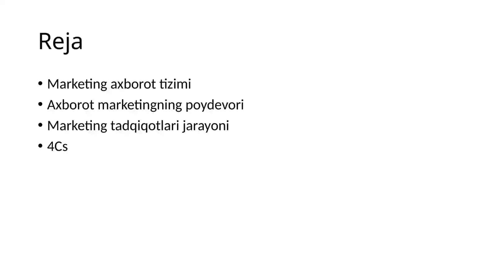 Marketing Faoliyatini Axborot Bilan Ta'minlash 2
