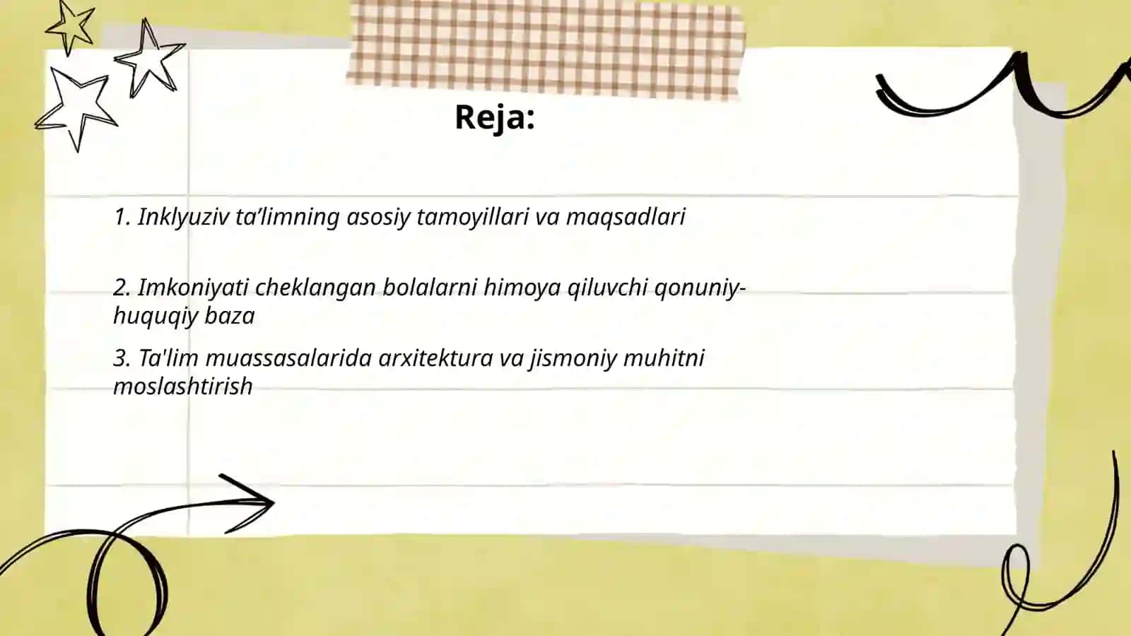 Imkoniyati cheklangan bolalarni inklyuziv ta’lim va tarbiyalash kontsepsiyasi 2