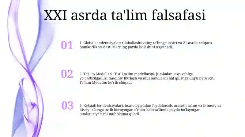 TaʼLim Modellari. Xxi Asr Jahon TaʼLim Tizimidagi Global Xalqaro Loyihalar Va TaʼLim Dasturlari. Tendensiyalar 2