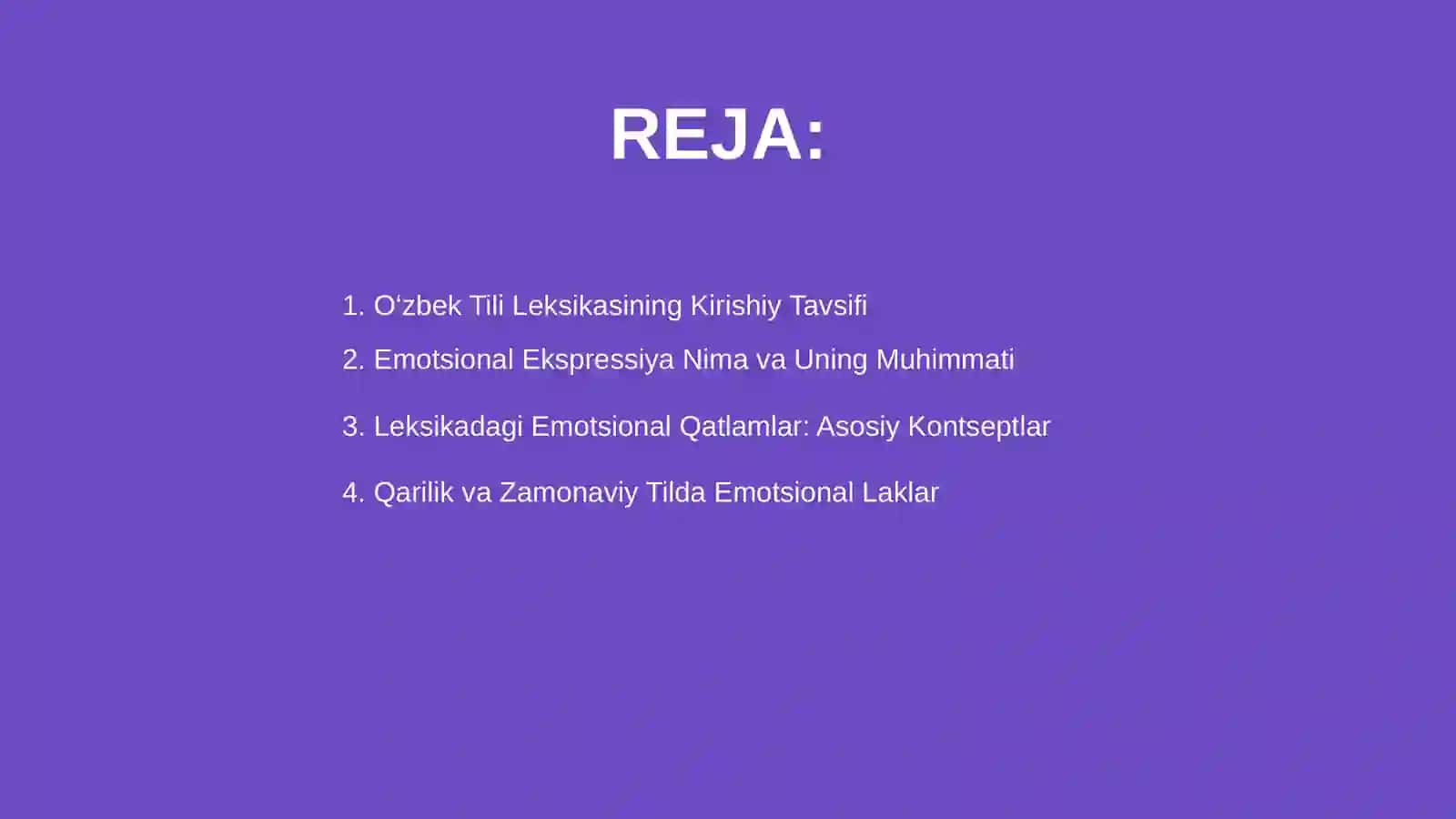 O‘zbek tili leksikasining emotsional ekspressiv jihatdan qatlamlanishi 2