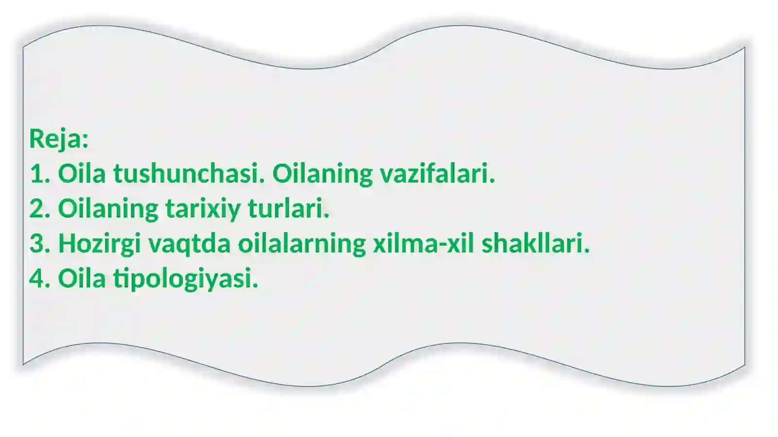 OILA, UNING VAZIFALARI 2
