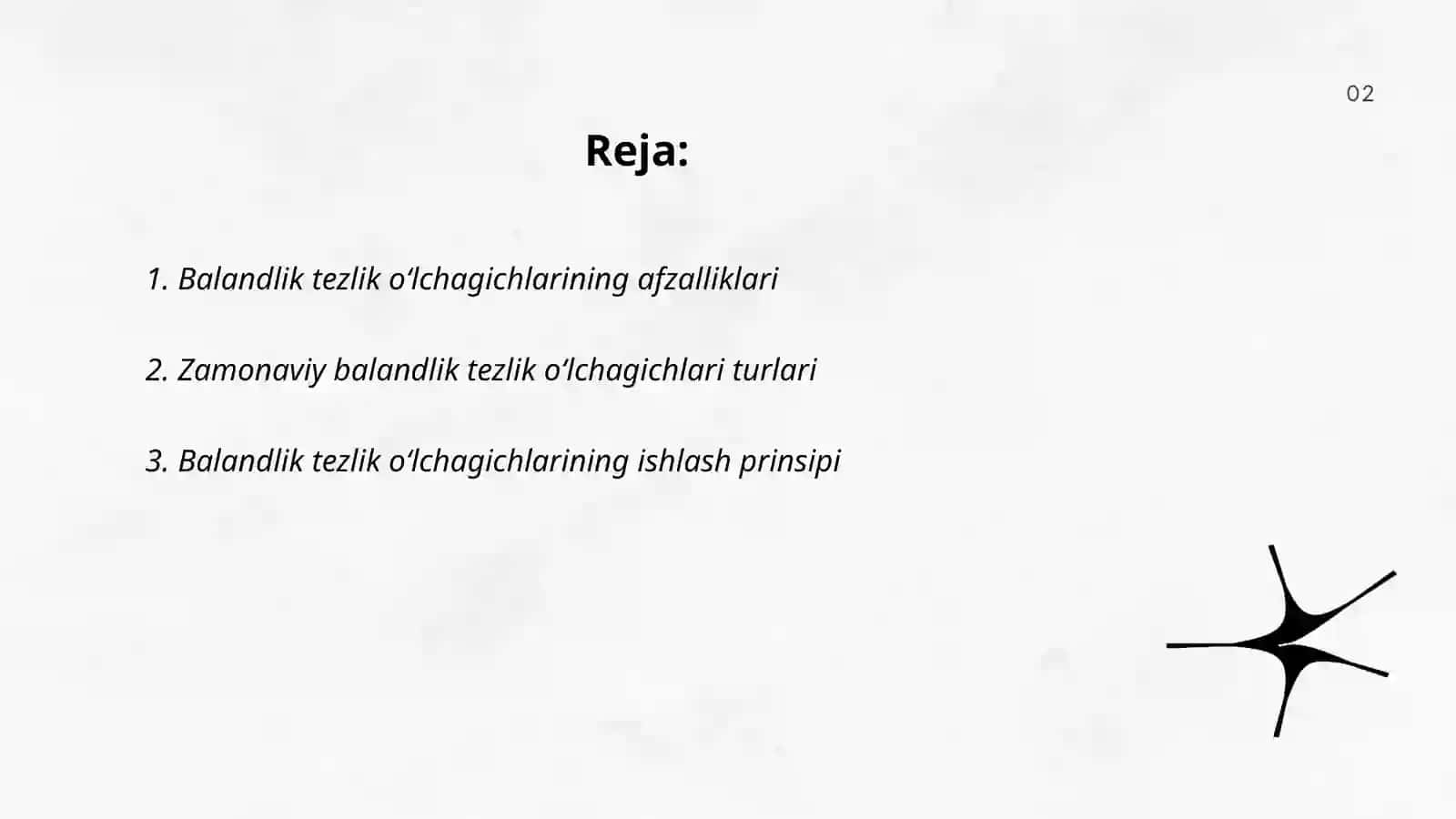Balandlik Tezlik Oʻlchagichlari 2