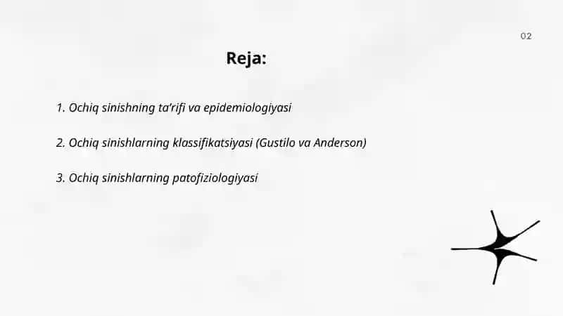 Ochiq sinishlar 2