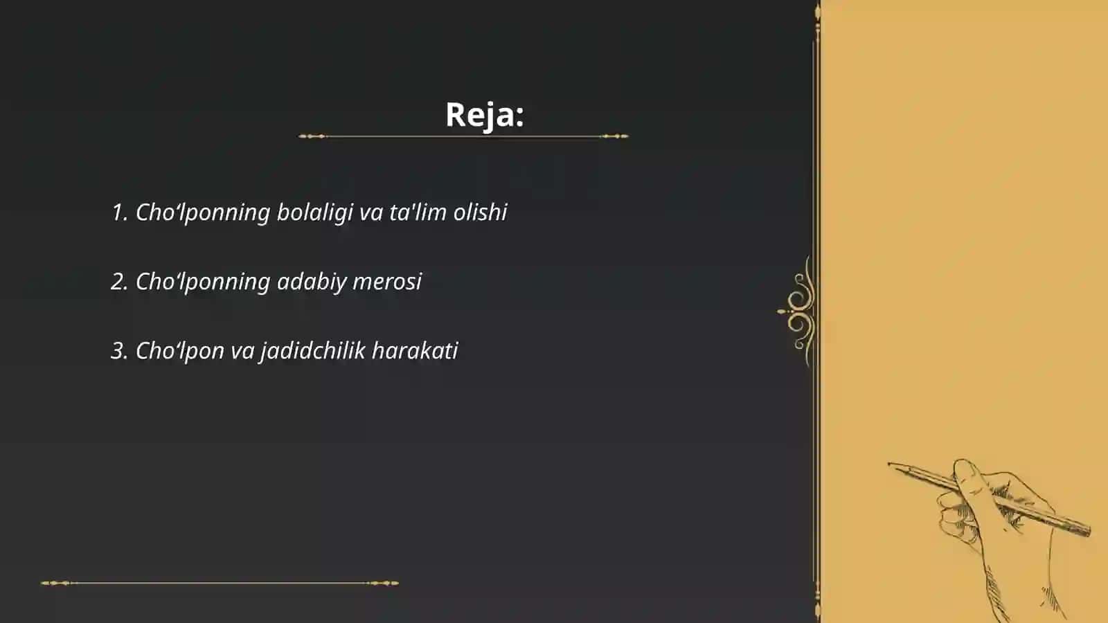 Cho‘lpon hayoti va ijodi 2