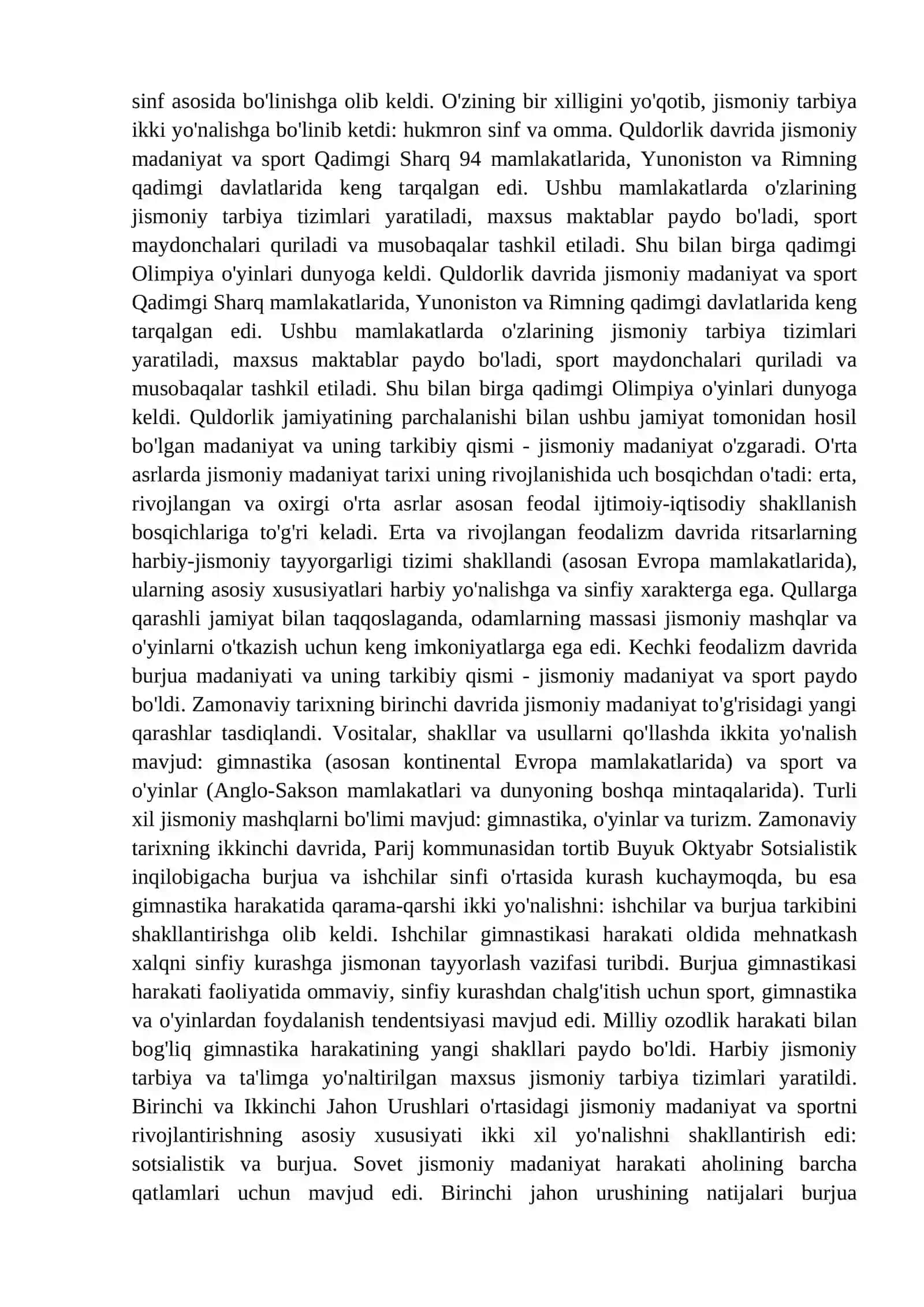 Jismoniy madaniyatning jamiyatdagi vazifalari va shakllari 2