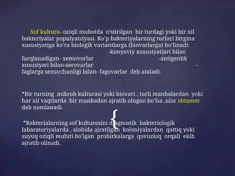 Aerob va Anaerob Bakteriyalarning Sof Kulturasini Ajratib Olish Usullari 2
