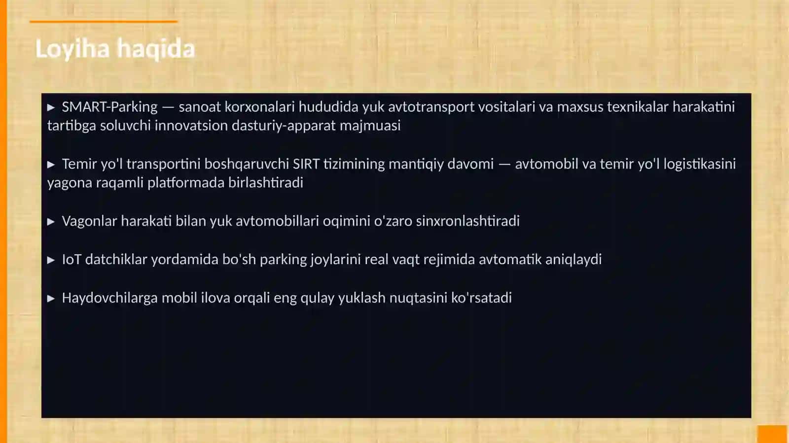 SMART-Parking (SIRT) 2