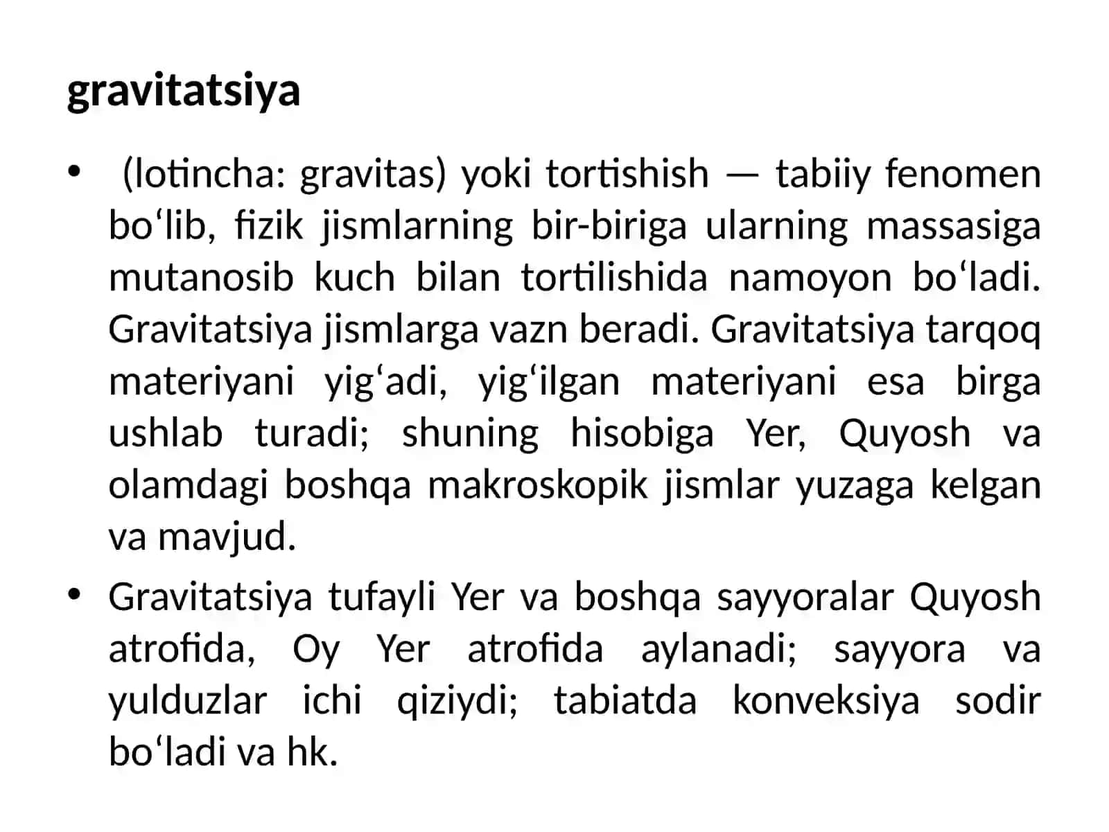 Gravitatsion  jarayonlar rivojlanishda gruntlarning tarkibi, tuzilishi va xususiyatlarining roli 2