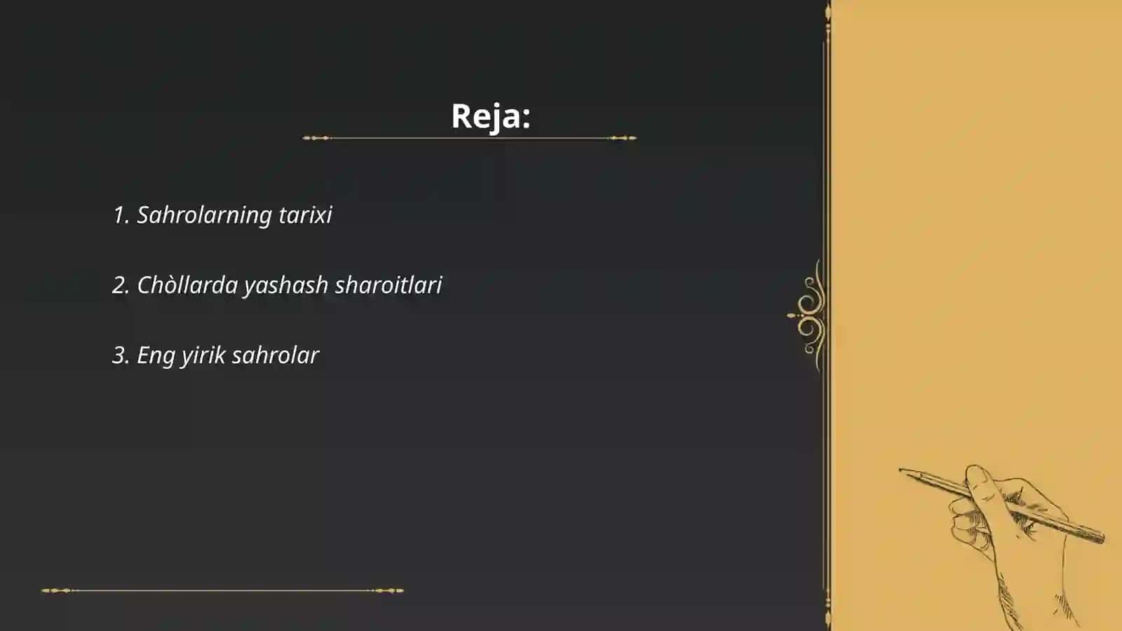 Dunyoning eng yirik chòllari 2
