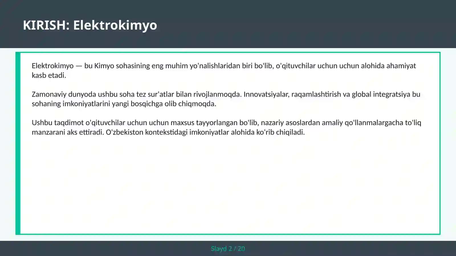 Elektrokimyo 2
