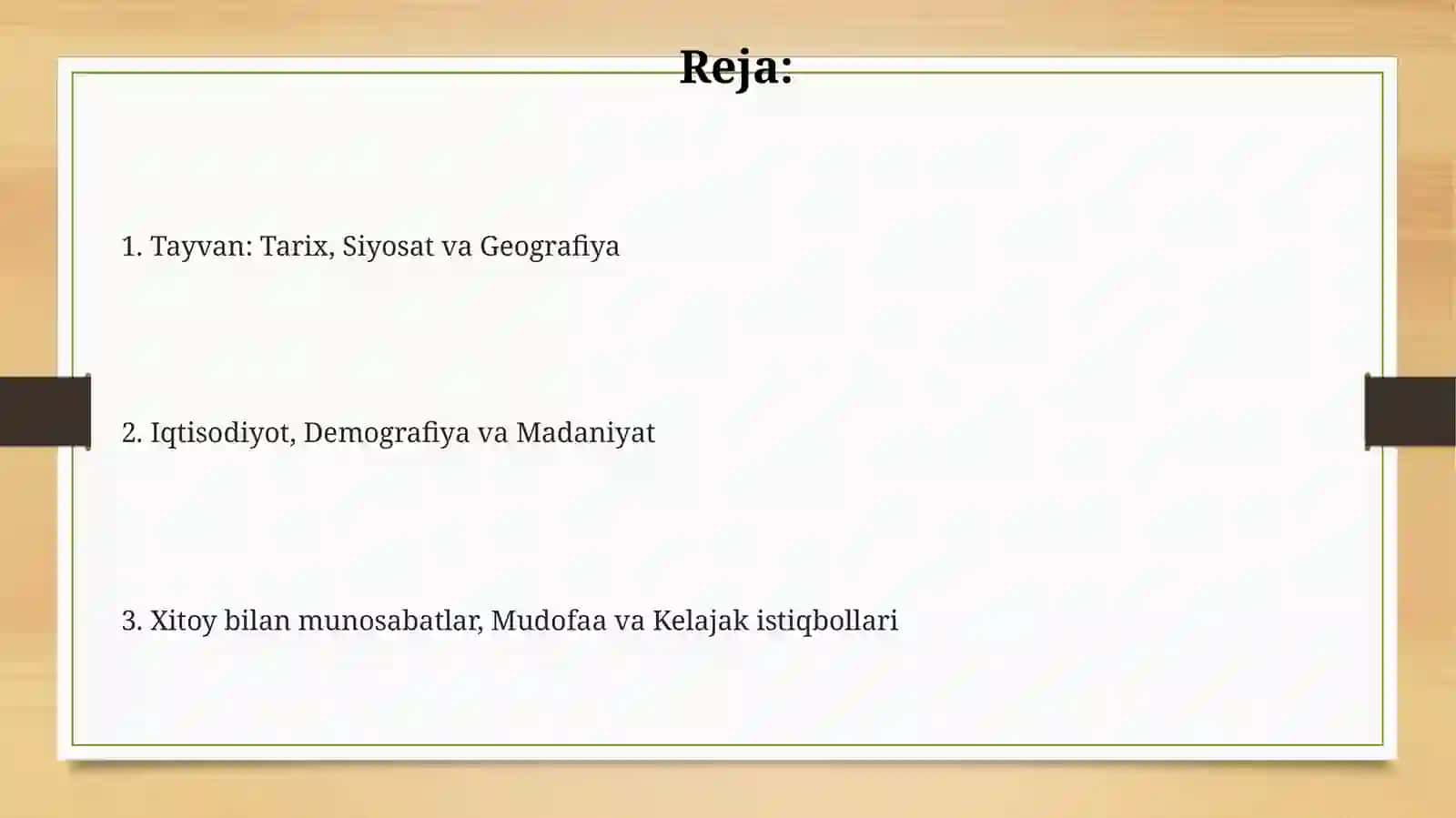 Tayvan: Tarix, Siyosat va Geografiya 2