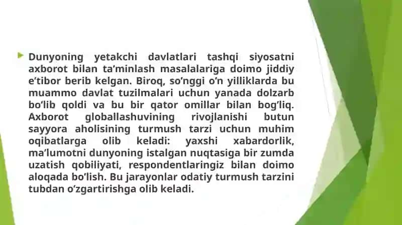 Ommaviy Axborot Vositalari 2