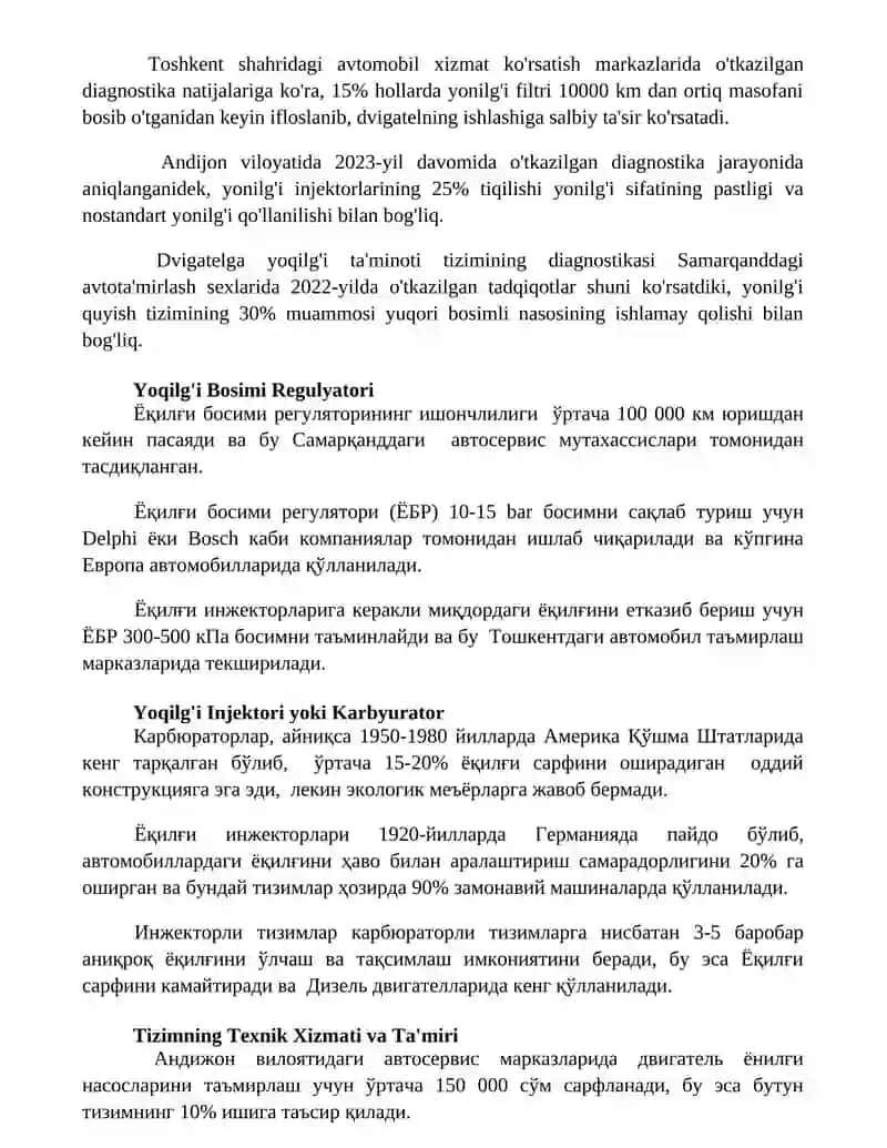 Dvigatellarda taminlash tizimi 2