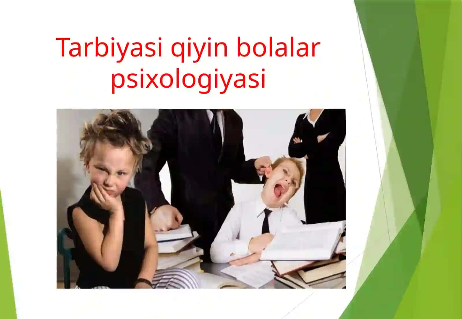 Tarbiyasi qiyin bolalar psixologiyasi 2