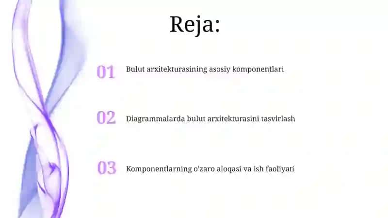 Bulut Arxitekturasi Asosiy Komponentlari 2