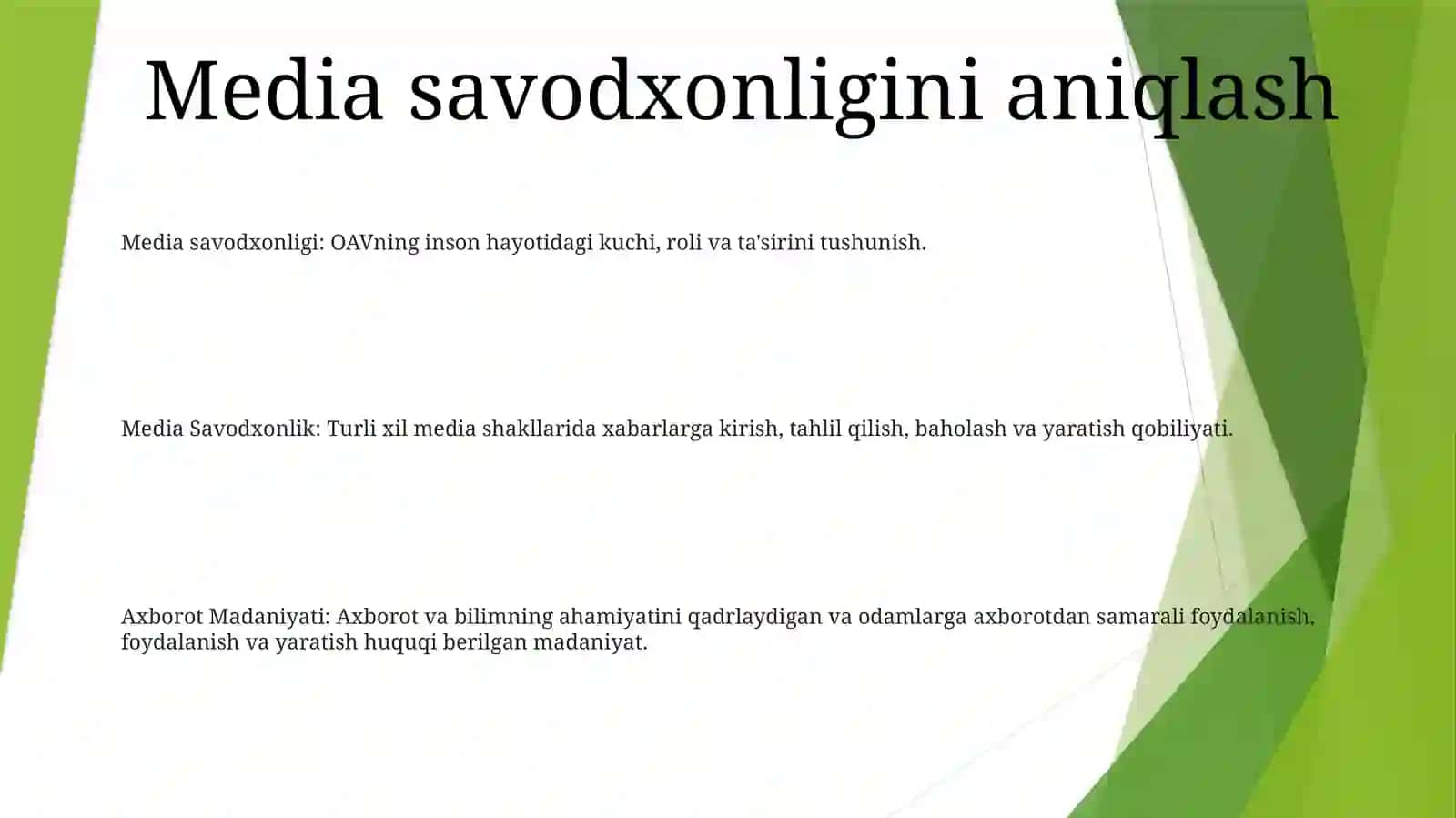 Media Savodxonlik Va Axborot Madaniyati 2