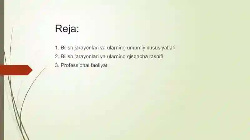 Bilishjarayonlari 2