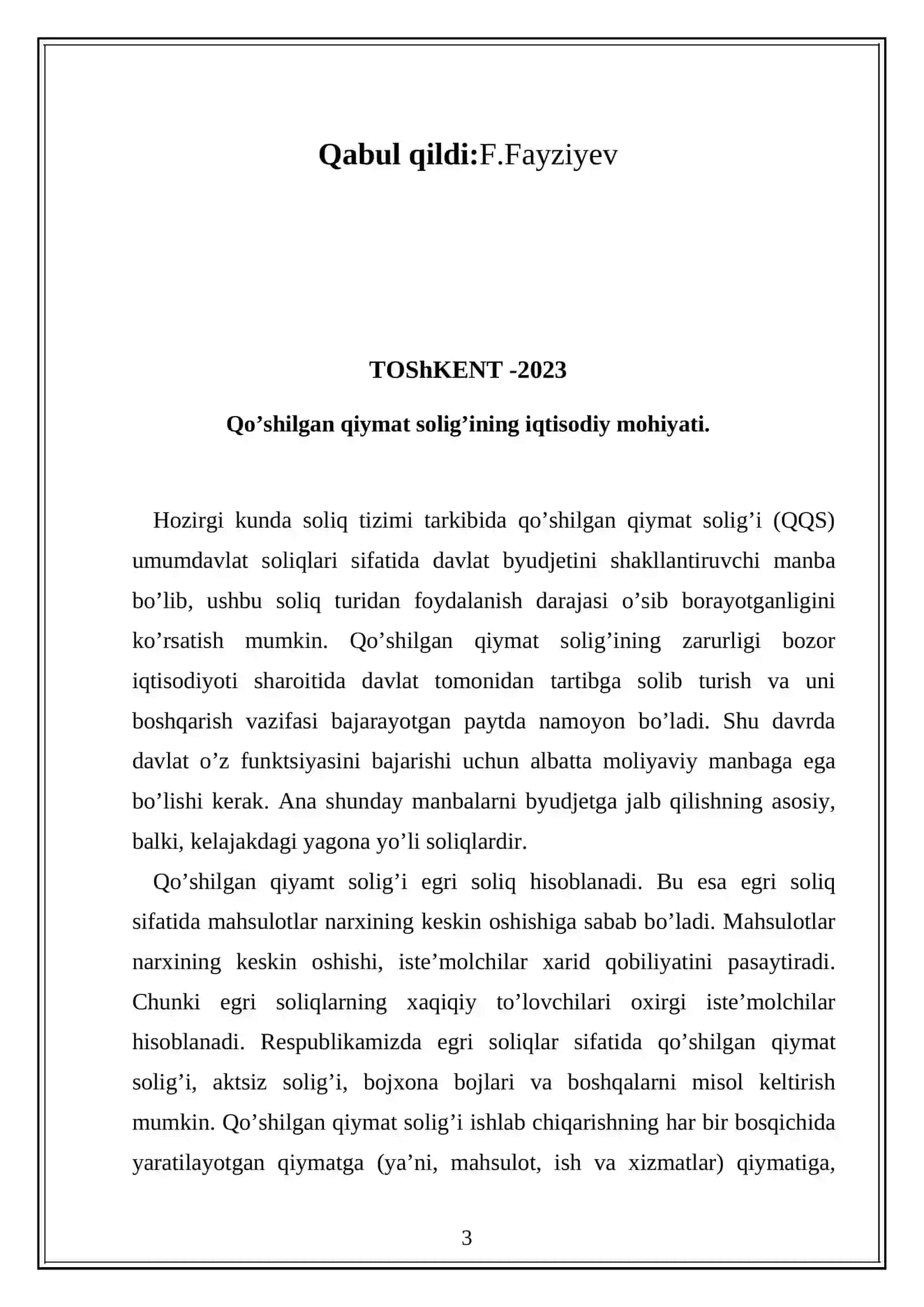 Qo‘silgan qiymat solig‘ini hisoblash va to‘lash tartibi 2
