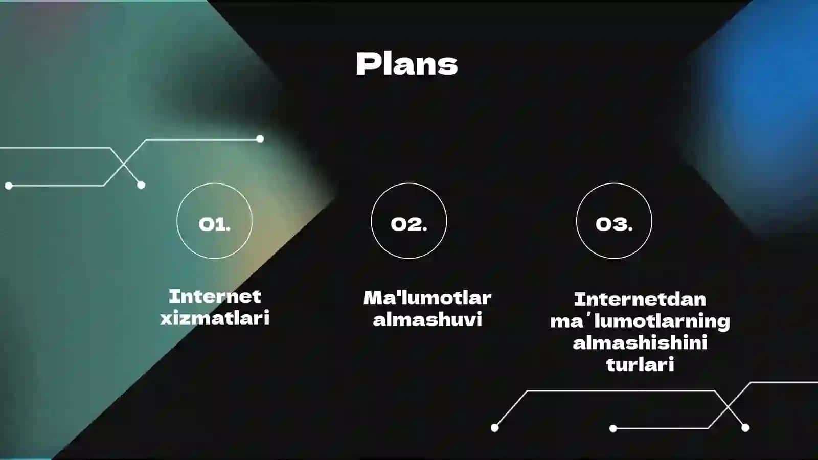 Internet xizmatlari va ular yordamida ma'lumotlarni almashish 2