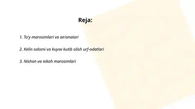 O'zbek marosim folklori 2