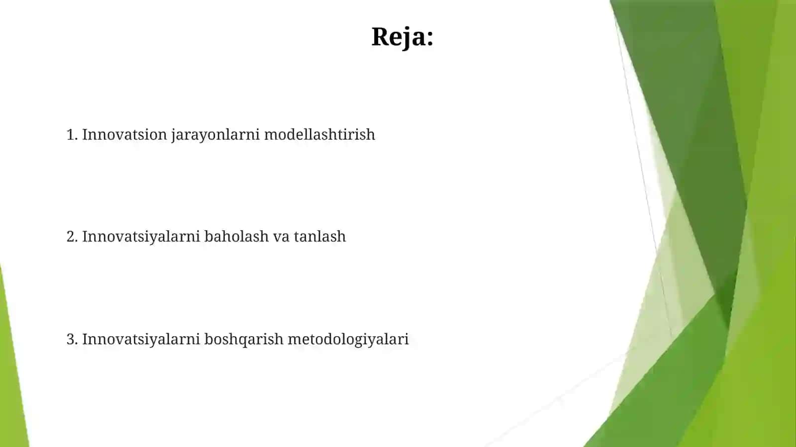 Innovatsion menejmentning metodologiyasi 2
