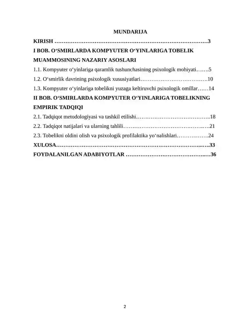 SIRTQI TA’LIM PEDAGOGIKA VA PSIXOLOGIYA YO‘NALISHI 2