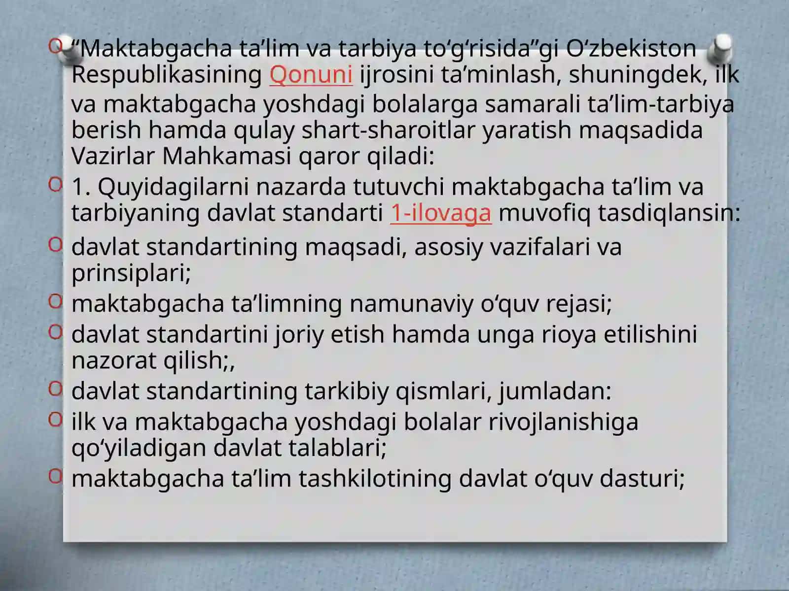 O‘zbekiston Respublikasi Vazirlar Mahkamasining 802-son qarori 2